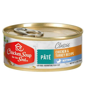 Chicken Soup for The Soul 5.5 oz Chicken and Turkey Pate Wet Kitten Food
