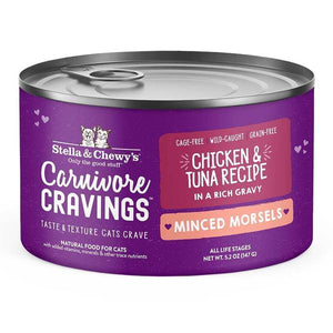 Stella & Chewy's 5.2 oz Minced Morsels Chicken and Tuna Cat Food