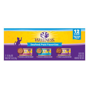 Wellness 12-Count 3 oz Seafood Pate Favorites Variety Pack