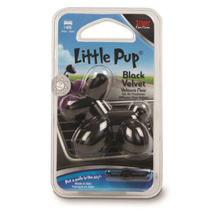 Little Pup Black Velvet Car Vent Air Freshener