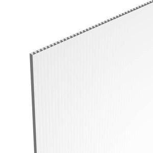 Plaskolite, Inc. 24"x48" 4MM Corrugated White Twin Wall