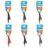 Power Up 8ft Braided Type C to MFi 8-pin USB Cable Assortment