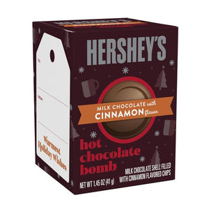 Hershey's 1.45 oz Milk Chocolate with Cinnamon Flavor Hot Chocolate Bomb Gift Box