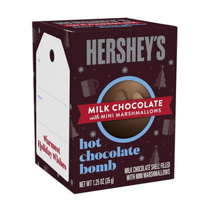 Hershey's 1.25 oz Milk Chocolate with Mini Marshmallows Hot Chocolate Bomb Gift Box