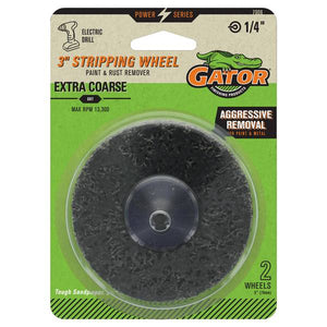 Gator 2-Pack 3" Extra Coarse Stripping Wheel