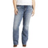 Silver Jeans Women's Plus Size Elyse Mid Rise Slim Bootcut Jeans