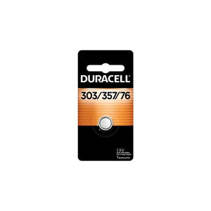 Duracell 303/357 Silver Oxide Button Battery