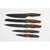 Oster 5-Piece Black Steel with Wood Look Handle Cutlery Set