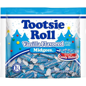Tootsie Roll 12 oz Christmas Vanilla Midgees