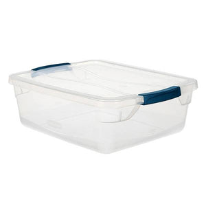 Rubbermaid 16 Quart Cleverstore Clear Latching Tote