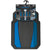 Custom Accessories 4-Piece Black-Blue Anodized Sport Floor Mats