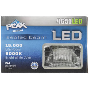 Peak H4651 4x6 Rectangular LED Bulb