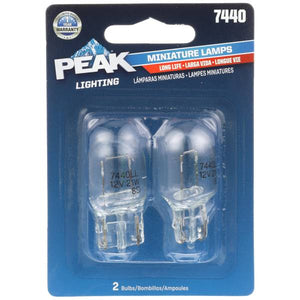 Peak 2-Pack 7440 Long Life Bulbs