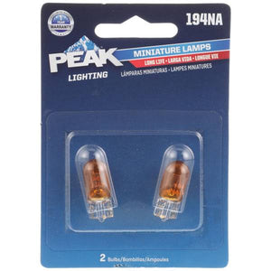 Peak 2-Pack 194NA Long Life Bulbs