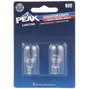 Peak 2-Pack 922 Long Life Bulbs