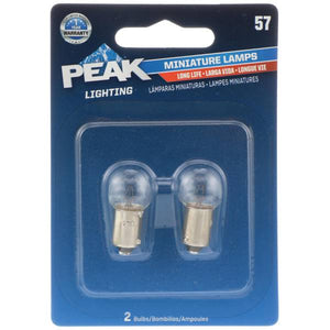 Peak 2-Pack 57 Long Life Bulbs