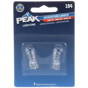 Peak 2-Pack 194 Long Life Bulbs