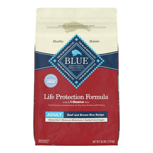Blue Buffalo Life Protection 30 lb Beef and Brown Rice Natural Adult Dry Dog Food