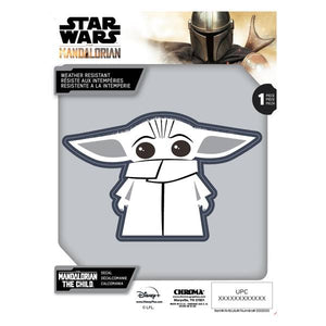 Star Wars Mandalorian The Child in White Decal