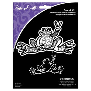 Chroma-Graphics 2-Count Peace Frog Decal Kit