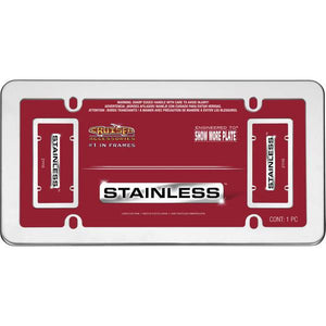 Cruiser Accessories Stainless Steel License Plate Frame