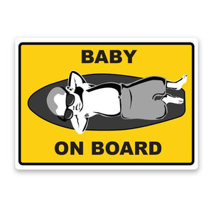 Pilot 6"x8" Automotive Baby On Board Decal