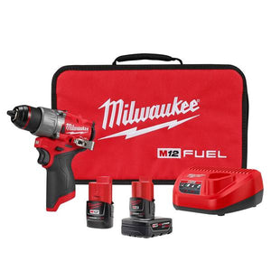 Milwaukee M12 FUEL 1/2" Hammer Drill Driver Kit