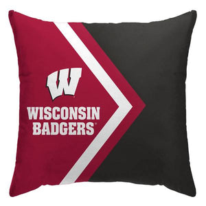 Wisconsin Badgers 18"x18" Decor Pillow