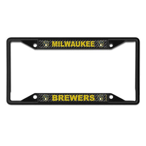 MLB Black Carbon License Plate Frame