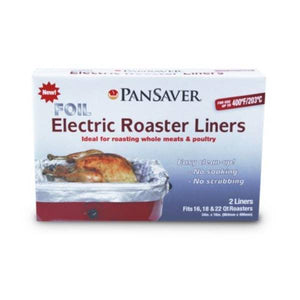 PanSaver 2-Count Foil Electric Roaster Oven Liners