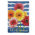 Evergreen Enterprises Spring Gerbera Bouquet House Suede Flag