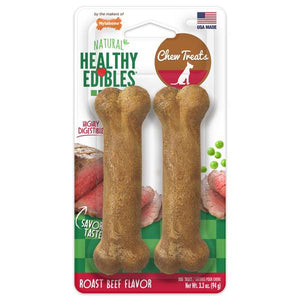 Healthy Edibles 2-Count Roast Beef Flavor Chew Dog Treats