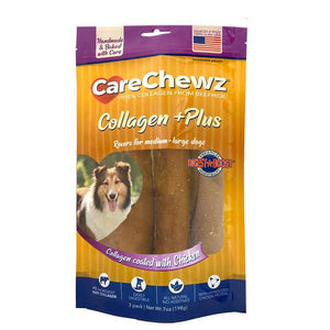 Pet Factory 3-Pack 9" CareChewz Collagen + Plus