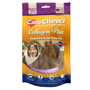 Pet Factory 8 oz CareChewz Collagen Plus Braid Sticks