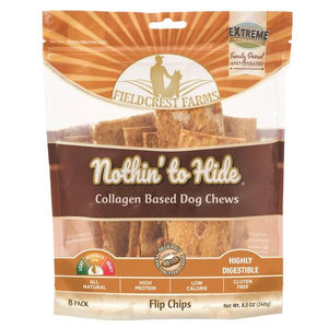 Nothing to Hide 8-Pack Peanut Butter Flip Chips Dog Chews
