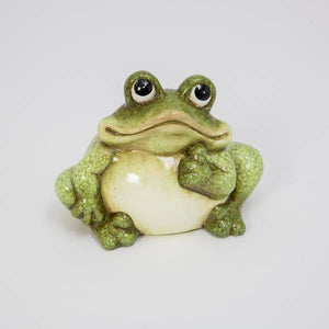 Gerson 6.3" Terracotta Frog Figurine