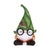 Exhart Solar Gnome with LED Glasses and Book