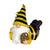 Exhart Solar Beekeeper Gnome with Bee Hive