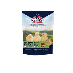 Kalmbach Feeds 10 lb 18% All Natural Start Right Chick Medicated Feed