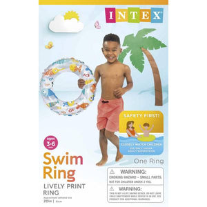 Intex 20" Lively Print Swim Rings