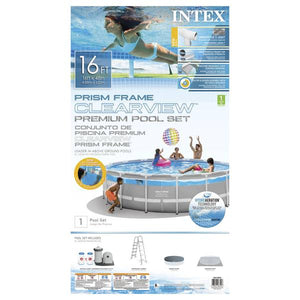 Intex 16' x 48" Prism Clearview Pool Set