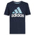 Adidas Boy's Short Sleeve 2-Tone Sportswear Logo Tee