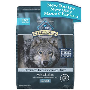Blue Buffalo Wilderness 13 lb Chicken High Protein Adult Dry Dog Food plus Wholesome Grains