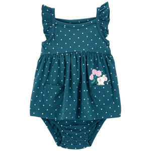 Carter's Infant Girls Dot Floral Sun Dress