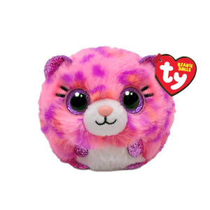 Ty Beanie Ball Topaz Pink Leopard