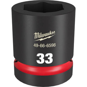 Milwaukee 1" Drive 33MM Standard 6 Point Socket