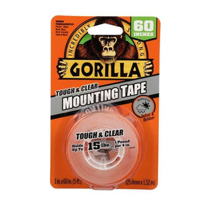 Gorilla Glue 60" Tough and Clear Mounting Tape