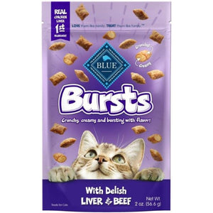 Blue Buffalo Bursts Cat Treats Delish Liver and Beef - 2 oz