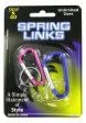 2 Pack spring links -assorted colors - Pack of 96