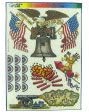 liberty and justice window clings - Pack of 90